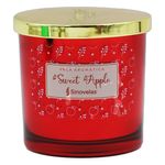 Vela Aromática en Tarro Rojo Metalizado Sweet Apple