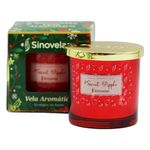Vela Aromática en Tarro Rojo Metalizado Sweet Apple