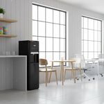 Dispensador de Agua con Purificador y Compresor Negro