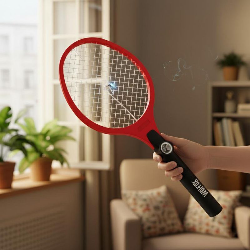 Raqueta Mata Mosquitos con Linterna