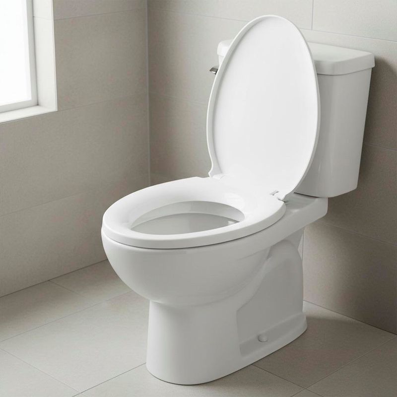 Asiento Gerfor Plástico Elongado Blanco