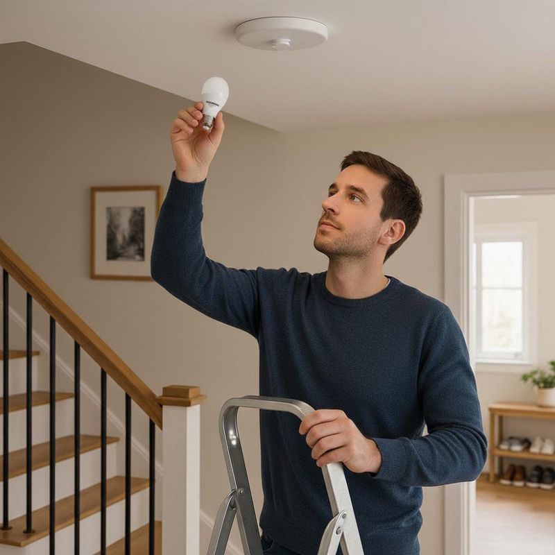 Bombilla LED Base E27 de 7W Color Emergencia Luz Fría