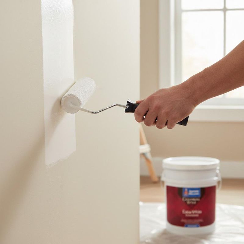 Pintura Esmalte Colonial Color Extra Blanco de 5 Galones