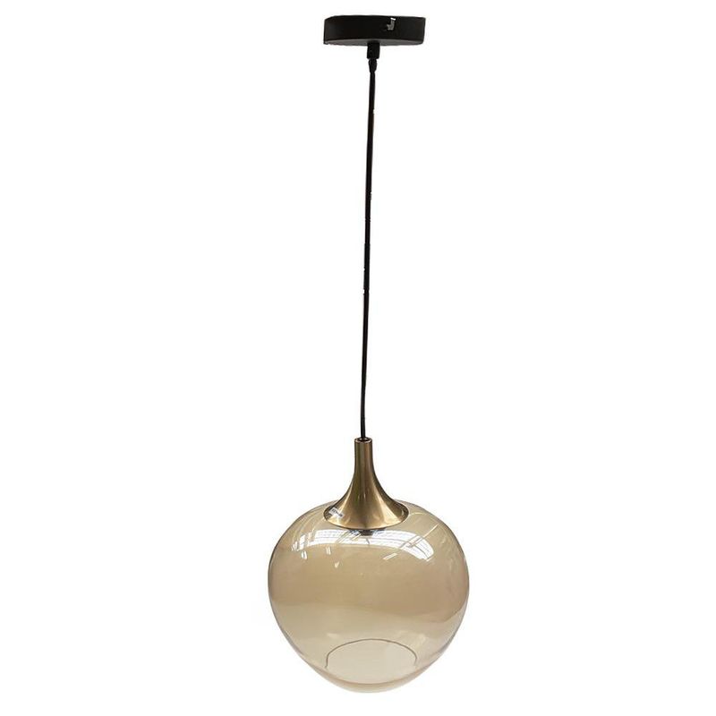 Lámpara de Colgar Globo Acabado Oro Bronce