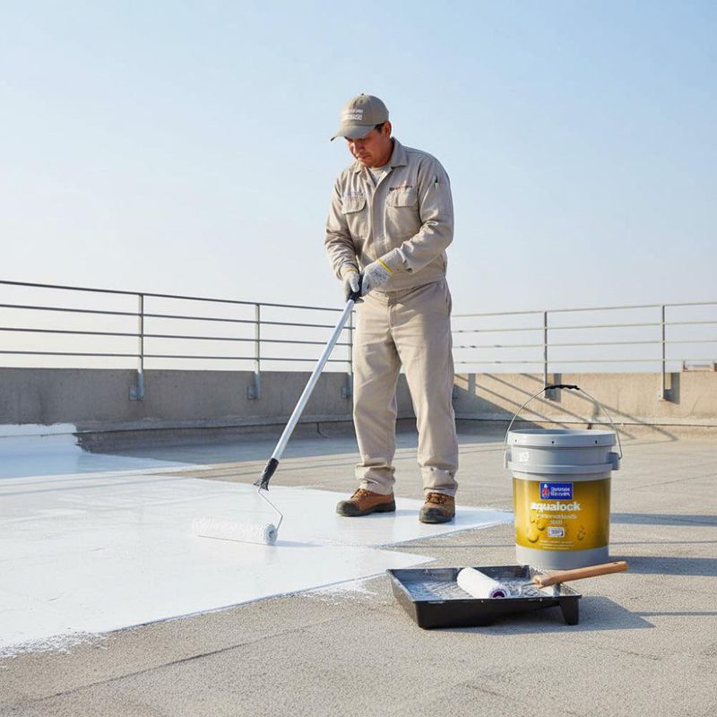 Impermeabilizante Aqualock  4000 Blanco 5 Gal