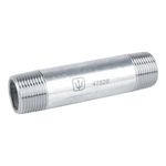 Niple con Rosca 1 1/2 Plgx6 Plg de Acero Galvanizado