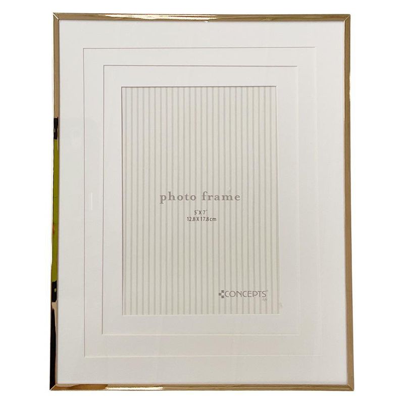 Portarretrato Dorado 5x7 Pulgadas