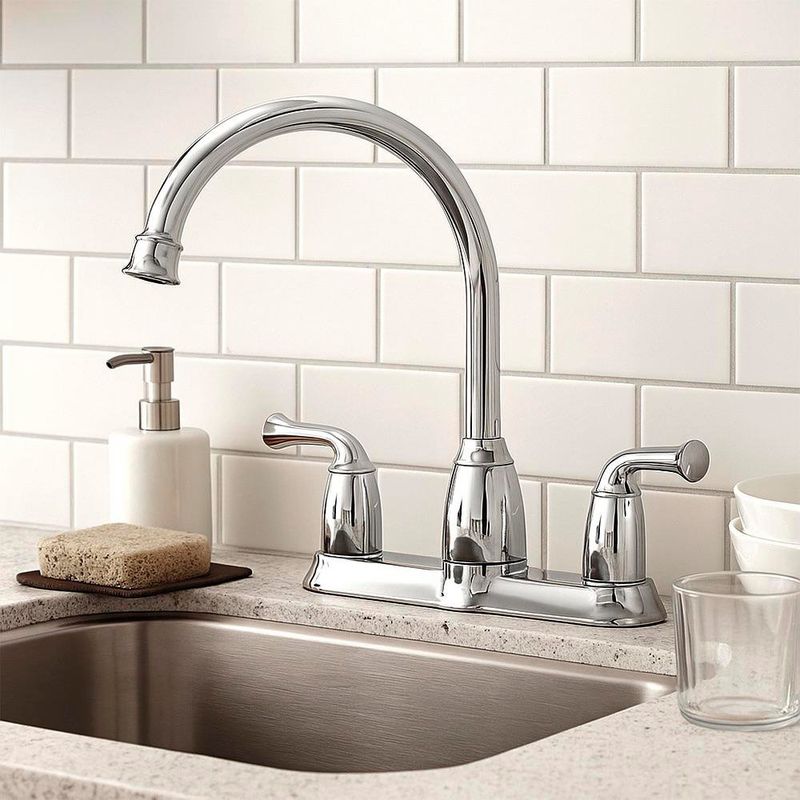 Mezcladora Lavaplatos de Acero Inoxidable