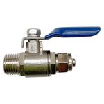Válvula de Bola Metálica 1/4 Plg NPT Conector