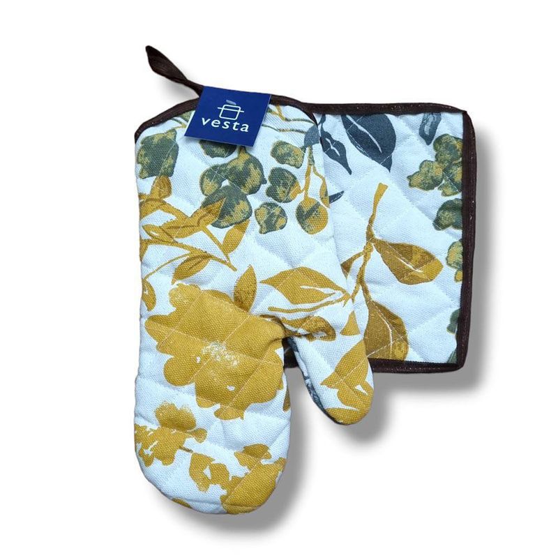 Guante De Tela Estampada Para Cocina Diseños Surtidos - Vesta