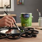 Pintura Esmalte Color Mate Negro de 1 Galón