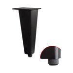 Pata Aluminio Modelo 9518 200 Mm Negro Mate