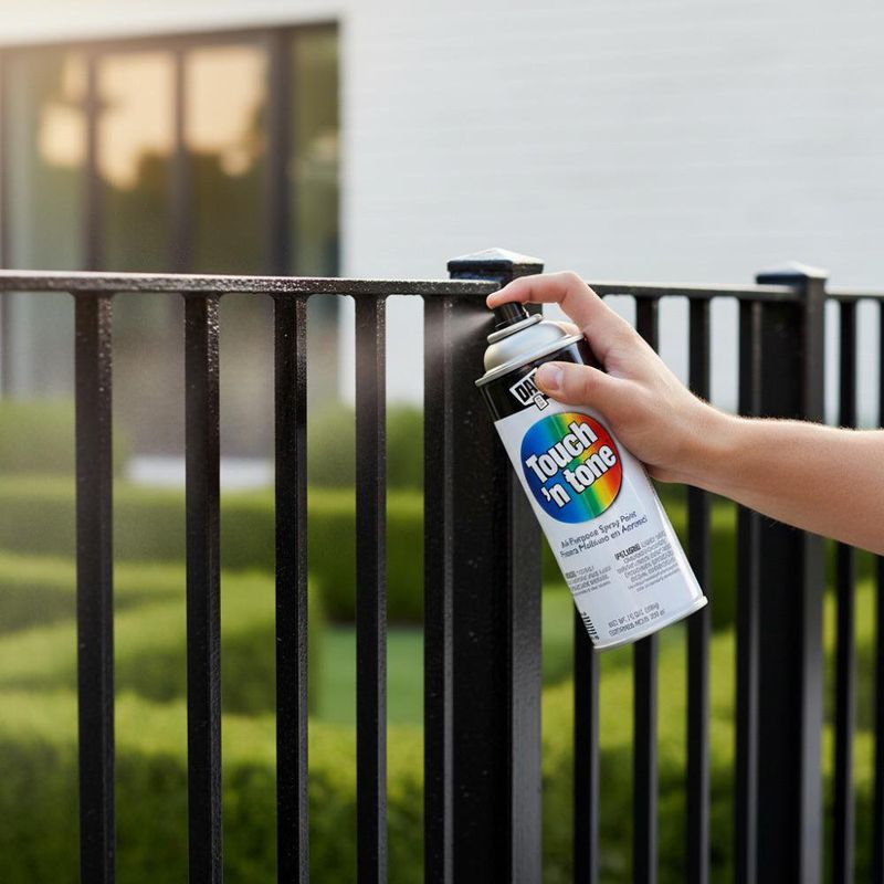 Pintura en Spray Touch 'n Tone Negro Brillante