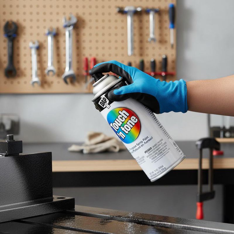 Pintura en Spray Touch 'n Tone Negro Brillante