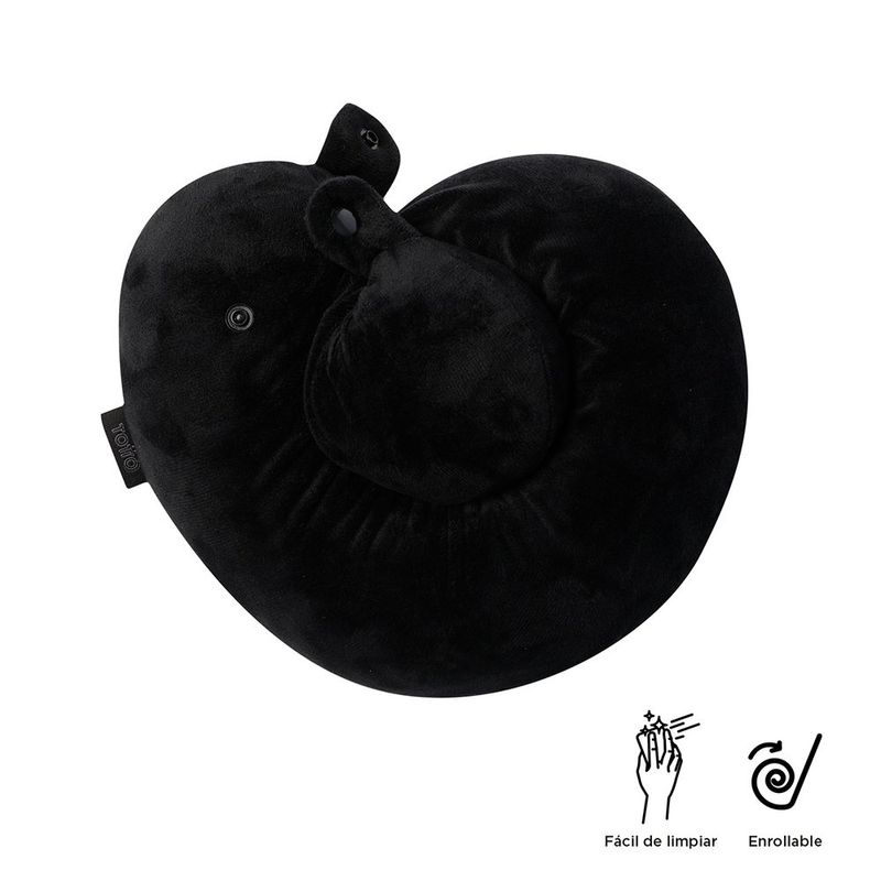 Almohada de Viaje para Cuello Negra Pylot