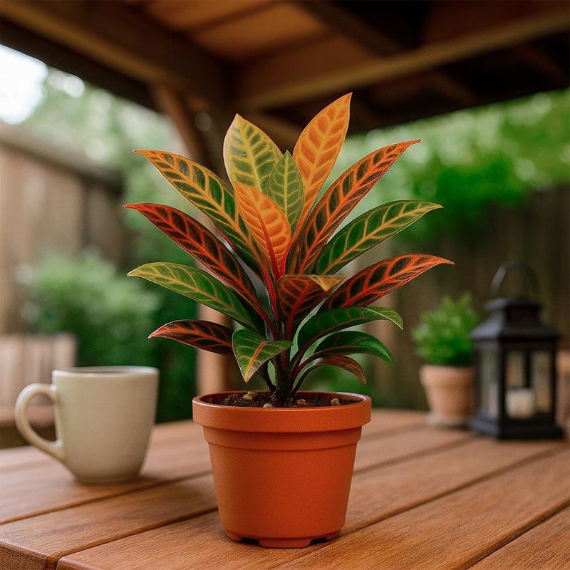Croton en Maceta de 4 Plg