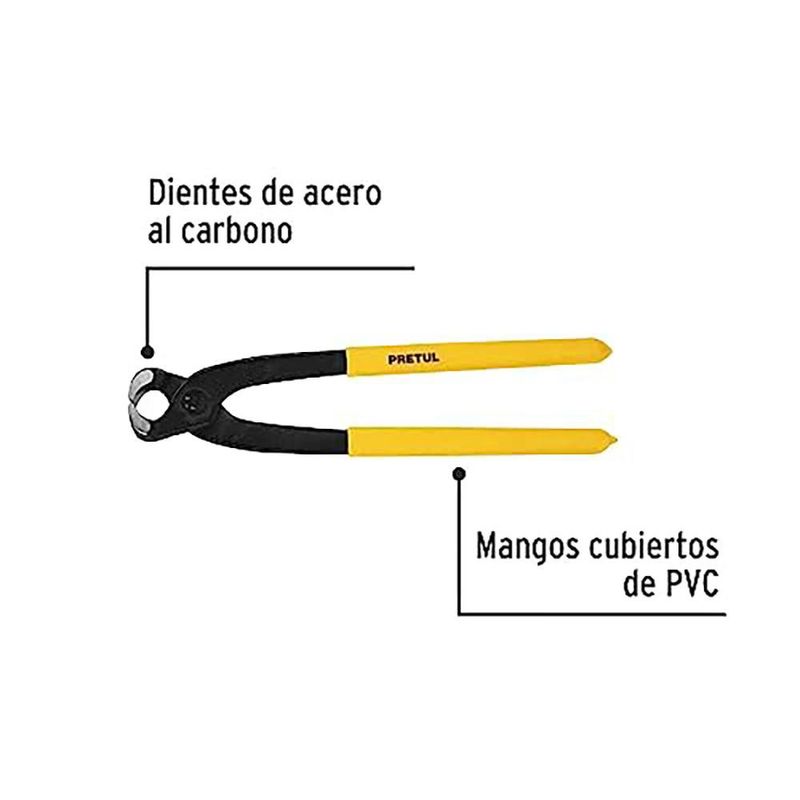 Tenaza de Armador con Mango PVC de 9 plg