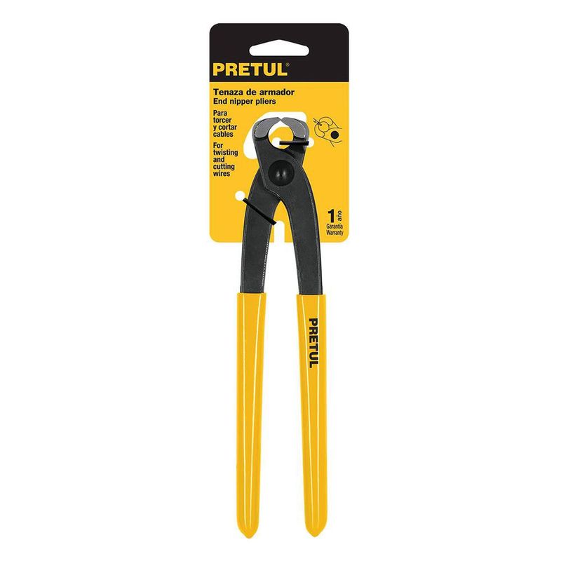 Tenaza de Armador con Mango PVC de 9 plg