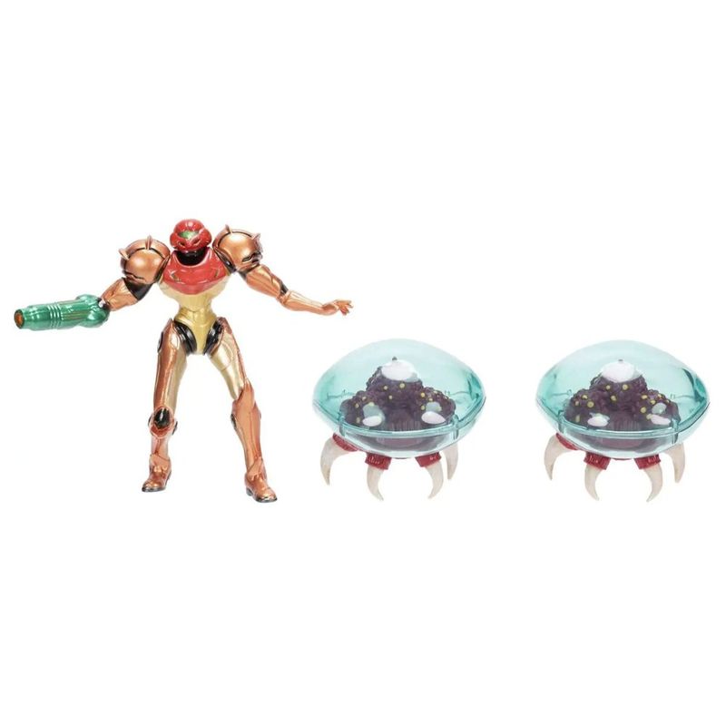 Set Metroid Samus Bounty Hunter con Criaturas 3 Pzas