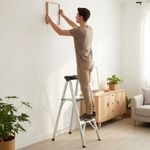 Escalera Tipo Tijera de Aluminio Dos Escalones