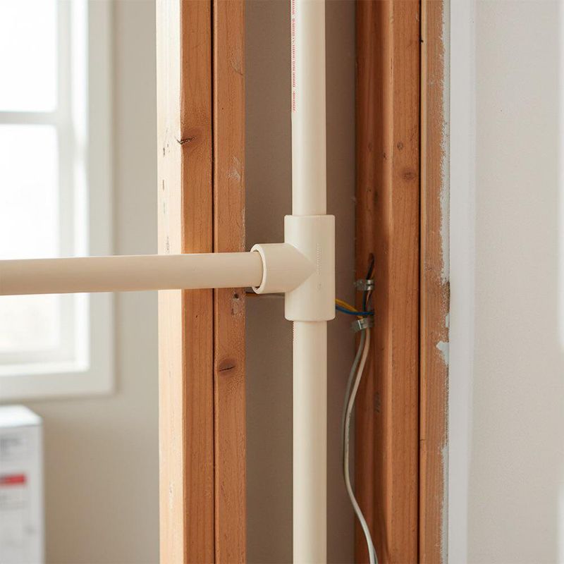 T de Cpvc Lisa Presión Agua Caliente Tubovinil 1/2 Plg