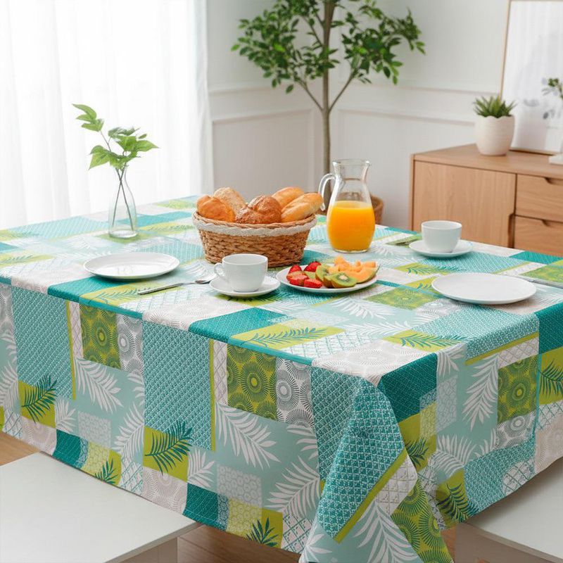 Mantel Rectangular Hojas