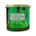 Vela Aromática en Tarro Verde Metalizado Wood & Pine