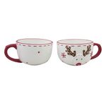 Taza Navideña Diseño Relieve 16.9 Oz