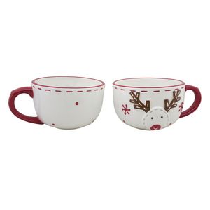 Taza Navideña Diseño Relieve 16.9 Oz