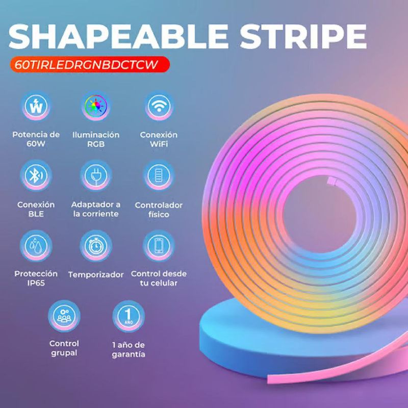 Tira LED RGB Smart 5 M para TV