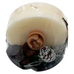 Vela Decorativa con Escena del Nacimiento