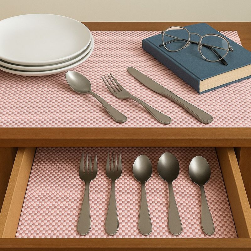 Rollo Antideslizante Contact Rosa 12 Plg x 4 Pies