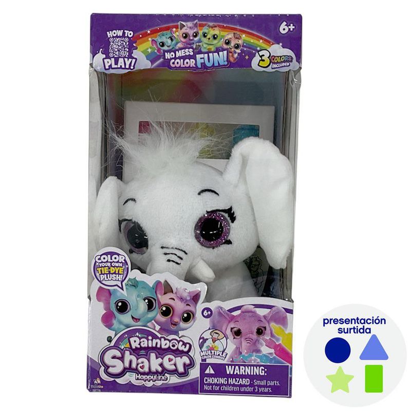 Set de Peluche Refill Rainbow Shaker Diseños Surtidos
