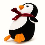 Cojín Decorativo Navideño Pingüino de Invierno