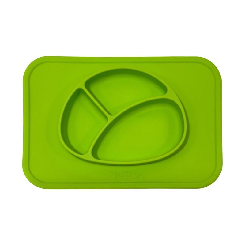 Plato con Placemat de Silicón Colores Surtidos