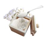 Azucarera Cuadrada de Madera