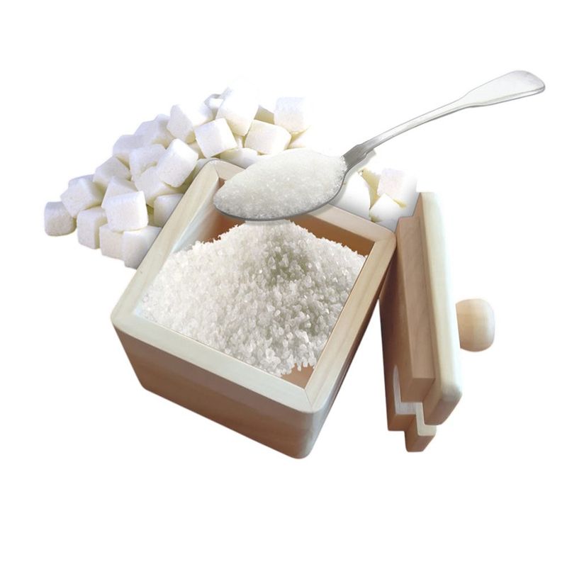 Azucarera Cuadrada de Madera