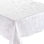 Mantel Rectangular Navideño Blanco