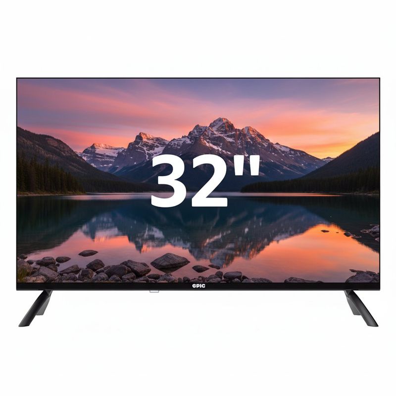 Televisor Smart de 32" Whale HD con Google TV