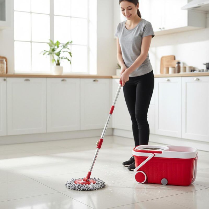 Trapeador con Base Spin Mopa