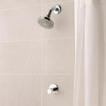 Regadera con Mezclador y Llave Tipo Paleta Cromado Quadrado