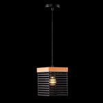 Lámpara 'Vintage' Madera/Rejilla Metal 1Bombillox60Wmax - Zlumini