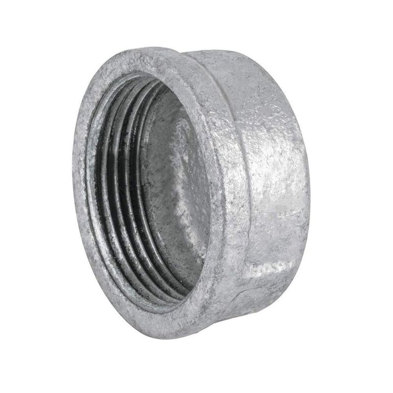 Tapón Hembra de Acero Galvanizado 1 1/4 Plg con Rosca