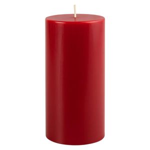 Vela Roja Cilíndrica Alta para Navidad