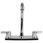 Grifo Mezclador para Lavatrastos Llaves Tipo Palanca 8 Plg Cromo