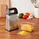 Rallador de Acero Inoxidable con contenedor Medidor