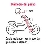 Candado de Disco de 10 Mm para Moto