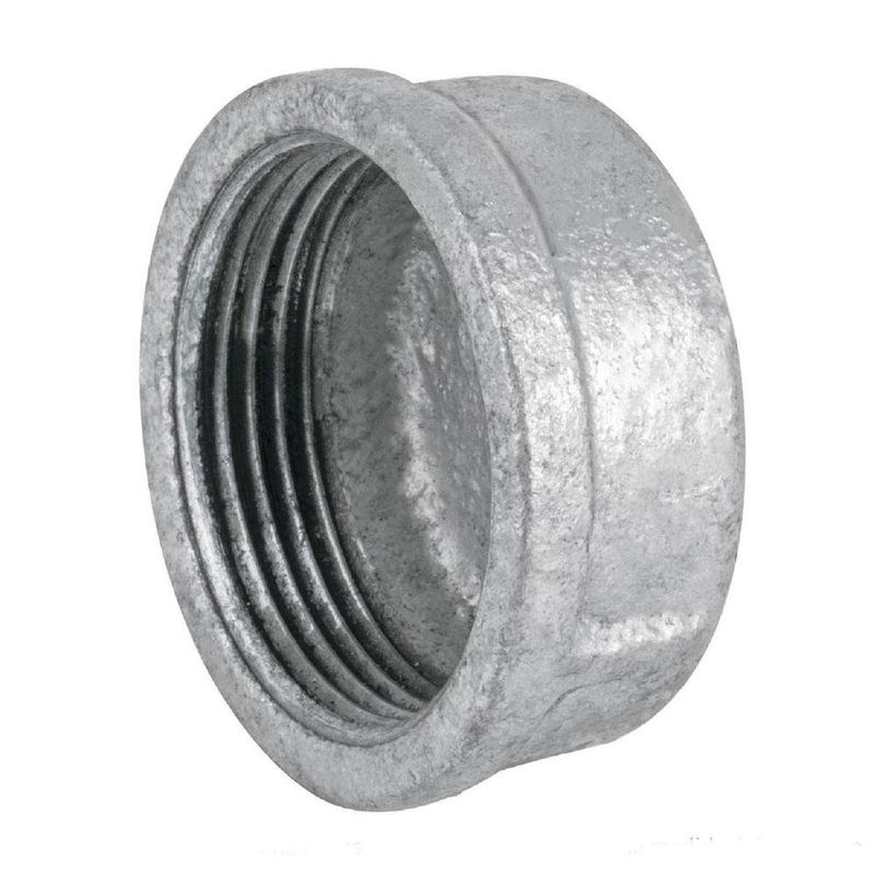 Tapón Hembra de Acero Galvanizado 2 Plg con Rosca