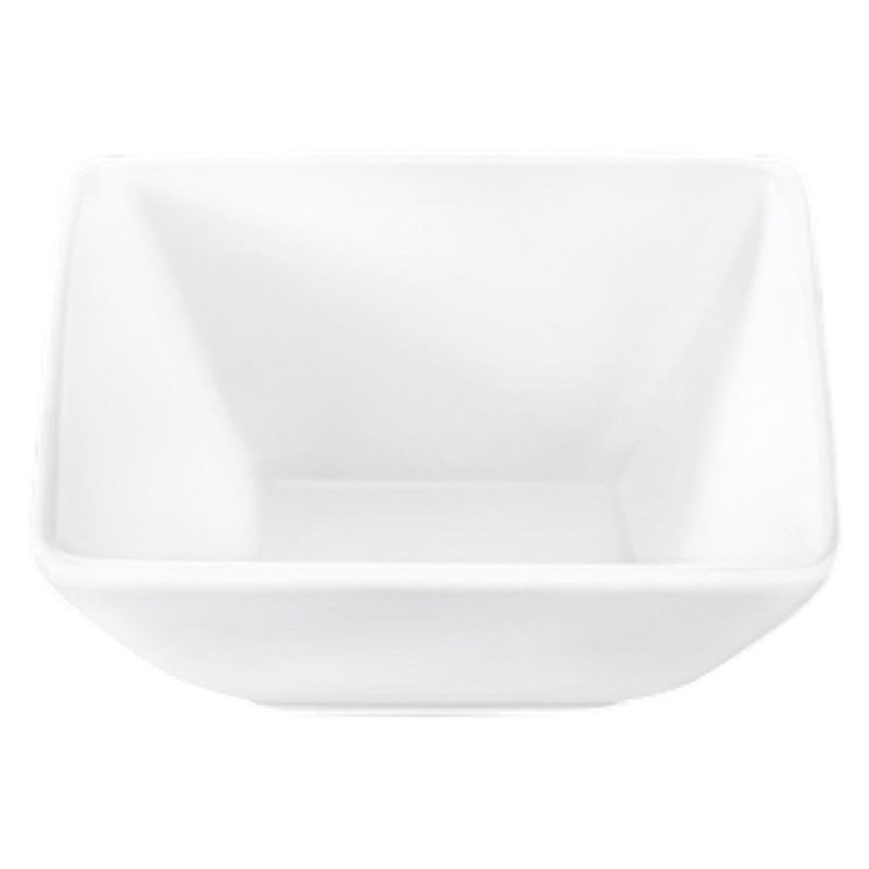 Salsera Cuadrada Blanca 4 Plg