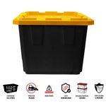 Caja Almacenadora Plástica Negra 102 L